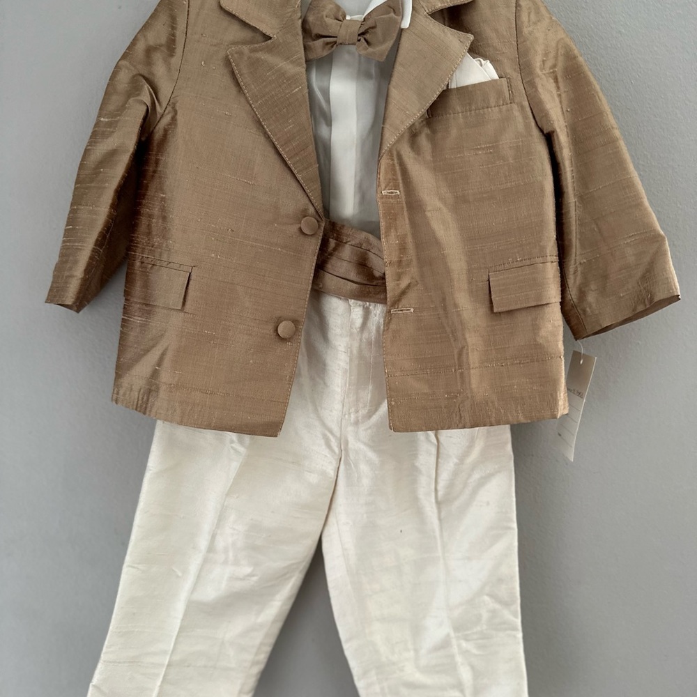 Nina Kids Tan and Cream Matching Set